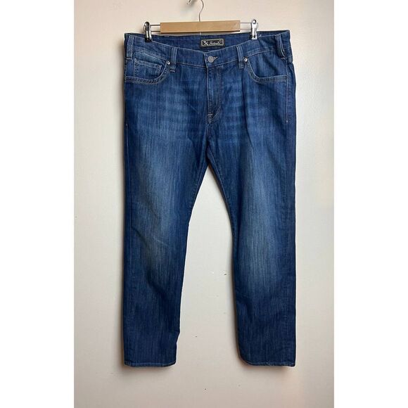 34 Heritage Courage Jeans Courage Mid-Rise Straight Jeans Sz. 38x32 - Picture 2 of 8